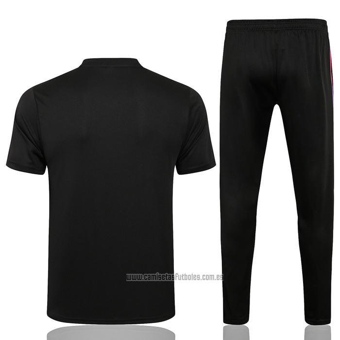 Chandal del Paris Saint-Germain Jordan Manga Corta 2021-2022 Negro